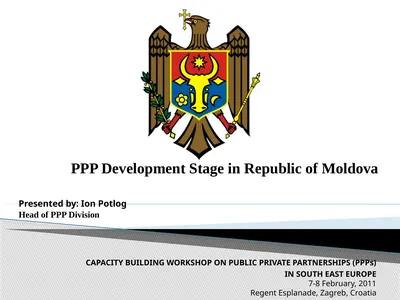 PPP Development Stage in Republic of Moldova
