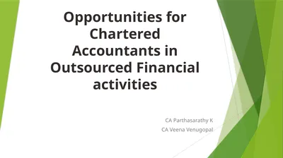 Opportunities for Chartered Accountants in
