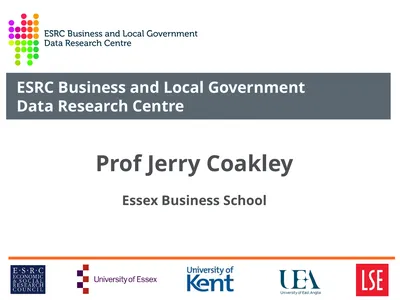 ESRC Business and Local Government Data Research