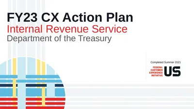FY23 CX Action Plan Internal Revenue Service