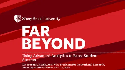 Using Advanced Analytics to Boost Student Success