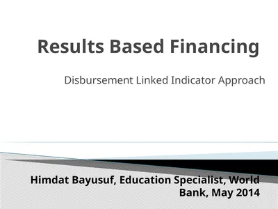 Himdat Bayusuf, Education Specialist, World Bank,