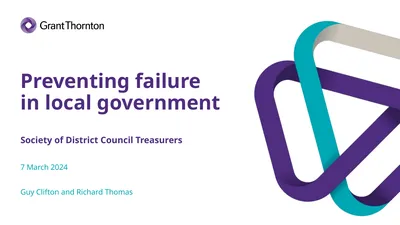 Preventing failure in local government Society of