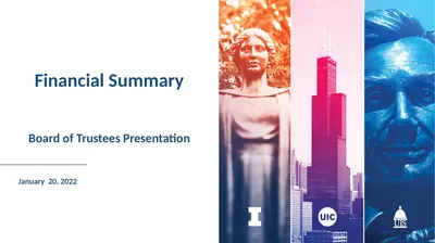Financial Summary Board of Trustees Presentation