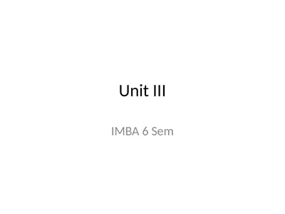 Unit III IMBA 6 Sem Consumer Motivation Scholars