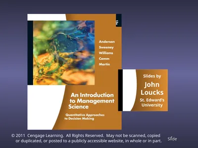 Chapter 4 Linear Programming Applications in