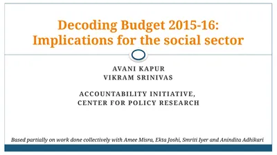 Avani Kapur Vikram Srinivas Accountability