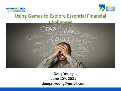 Using Games to Explore Essential Financial