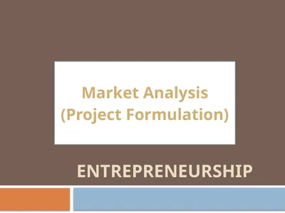 Entrepreneurship Market Analysis (Project