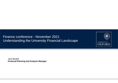 Finance conference - November 2021 Understanding