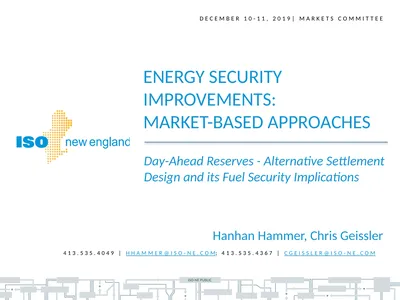 December 10-11, 2019| Markets committee Hanhan