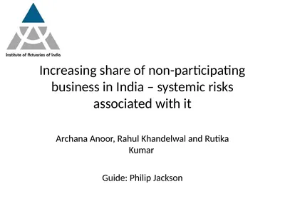 Increasing share of non-participating business in