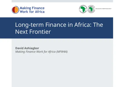 Long-term Finance in Africa: The Next Frontier