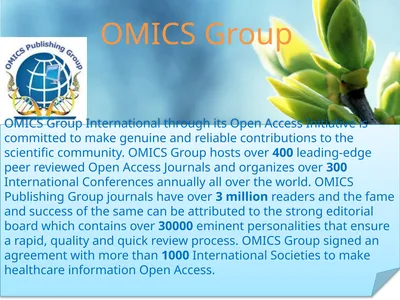 OMICS Group Contact us at: