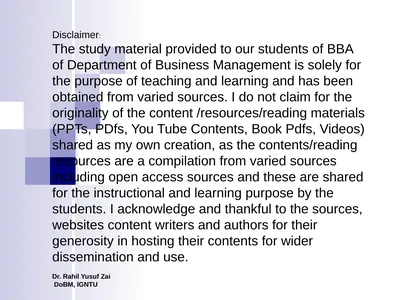 Disclaimer: The study material provided to our