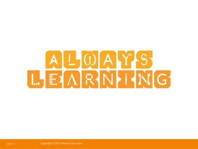 Ch 9 -1 Copyright © 2011 Pearson Education