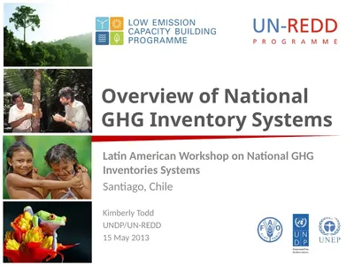 Overview of National GHG Inventory Systems Latin