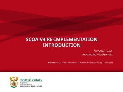 SCOA V4 RE-IMPLEMENTATION INTRODUCTION NATIONAL