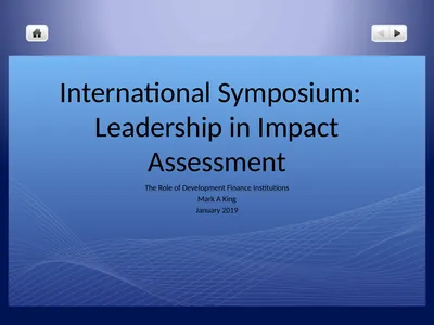 International Symposium: Leadership in Impact