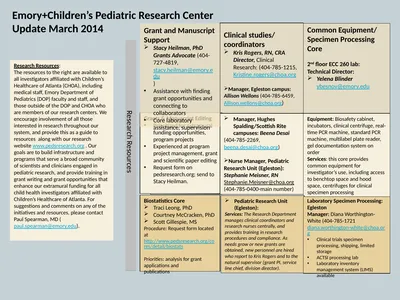 Emory+Children’s Pediatric Research Center Update