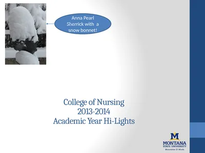 College of Nursing 2013-2014 Academic Year
