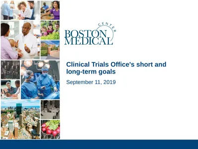Clinical Trials Office's short and long-term goals