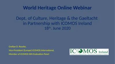 World Heritage Online Webinar Dept. of Culture,