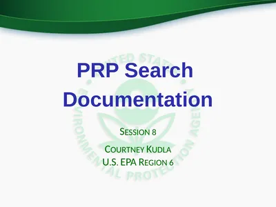PRP Search Documentation Session 8 Courtney Kudla