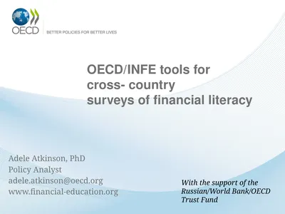 OECD/INFE tools for cross- country surveys of