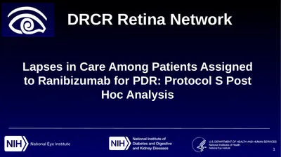 1 DRCR Retina Network Lapses in Care Among