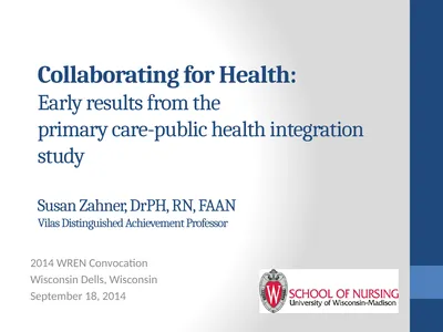 Collaborating for Health: Early results from the