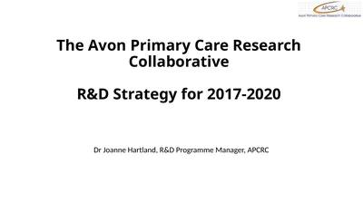 The Avon Primary Care Research Collaborative R&D