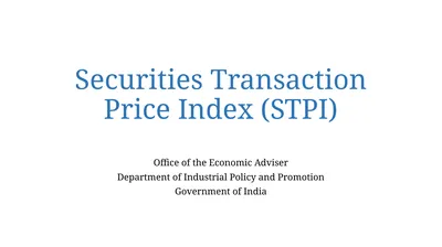Securities Transaction Price Index (STPI) Office