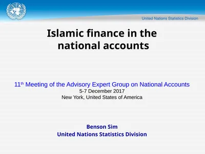 Benson Sim United Nations Statistics Division