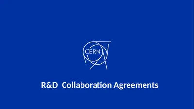 R&D Collaboration Agreements AGENDA Introduction