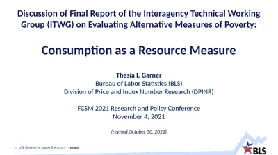 Discussion of Final Report of the Interagency