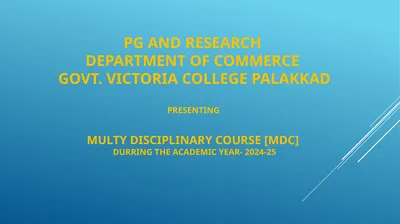 PG AND RESEARCH DEPARTMENT OF COMMERCE GOVT.