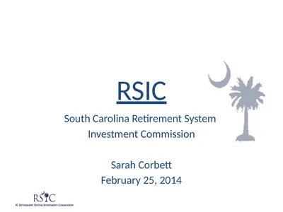 RSIC South Carolina Retirement System Investment