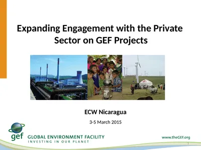 Expanding Engagement with the Private Sector on