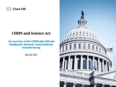 CHIPS and Science Act An overview of the