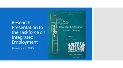 Research Presentation to the Taskforce on
