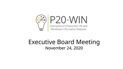 Executive Board Meeting November 24, 2020 Agenda