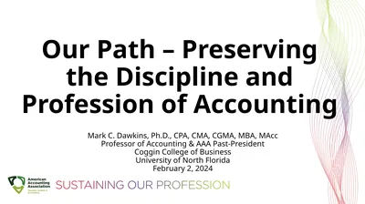 Our Path – Preserving the Discipline and