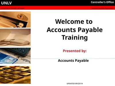 University of Nevada Las Vegas Accounts Payable