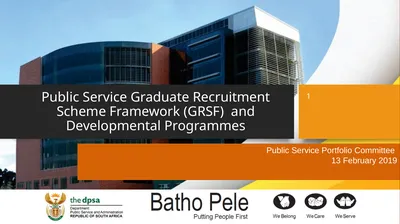 Public Service Graduate Recruitment Scheme
