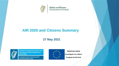 AIR 2020 and Citizens Summary 27 May 2021 CRII OP