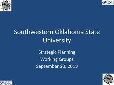 Southwestern Oklahoma State University Strategic