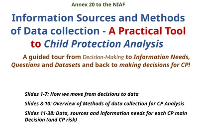 Annex 20 to the NIAF Information Sources and