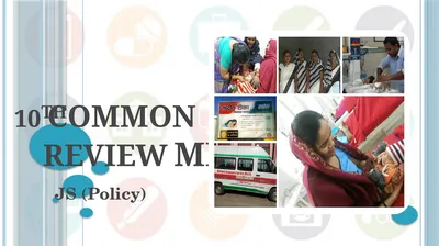 10TH COMMON REVIEW MISSION JS (Policy) Background
