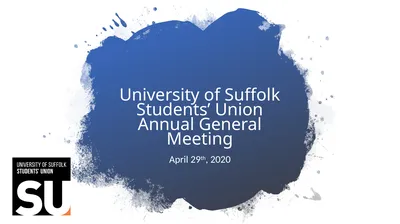 University of Suffolk Students’ Union Annual